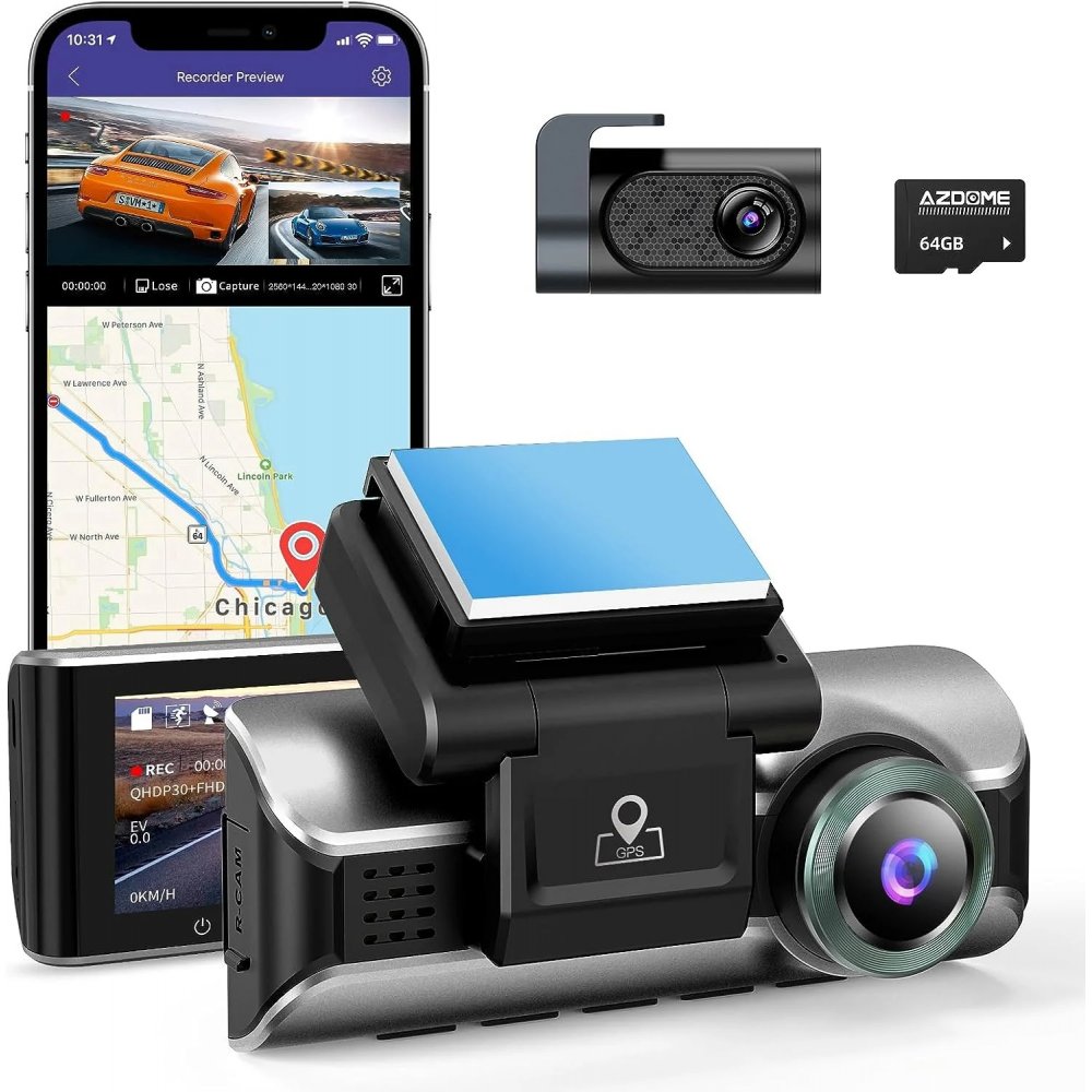Azdome M550 Pro — Camera DVR 2 canale