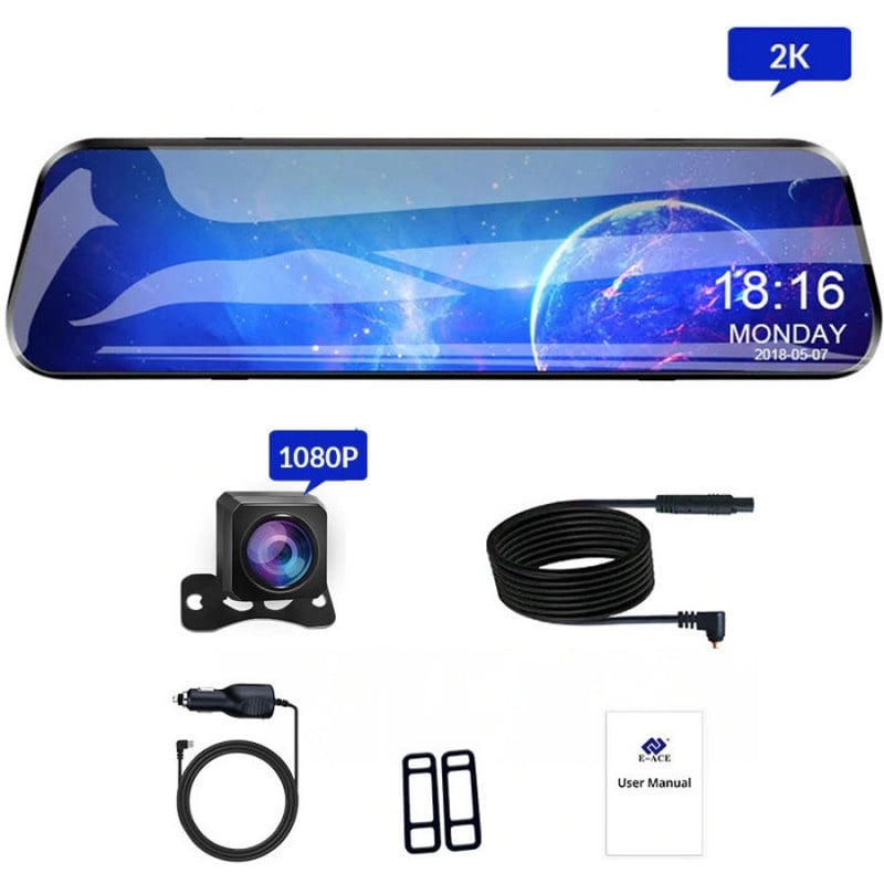 E-ACE A38 Mirror — Camera DVR 2 canale