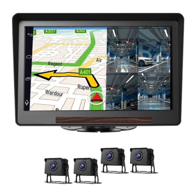 Star K20 DVR 4 camere — GPS pentru TIR