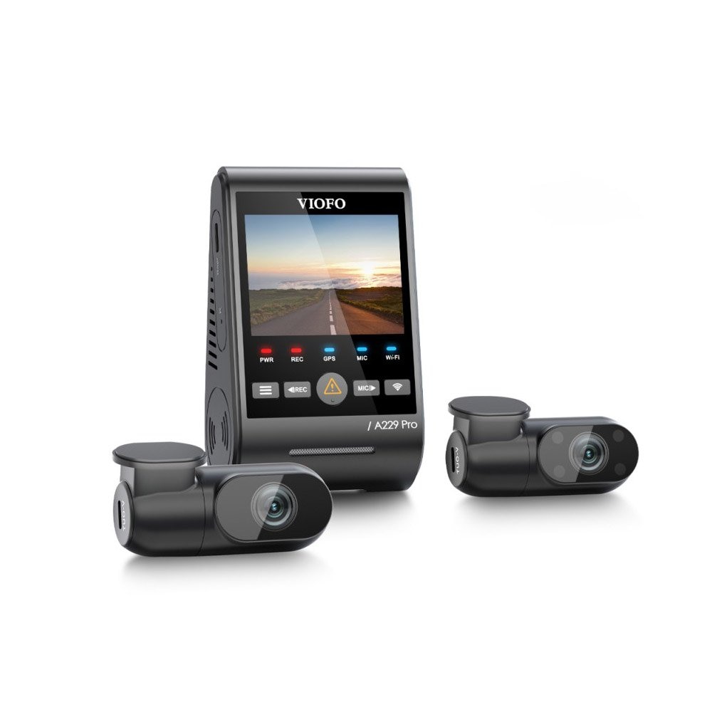 Viofo A229 Pro 3CH — Camera DVR 3 canale